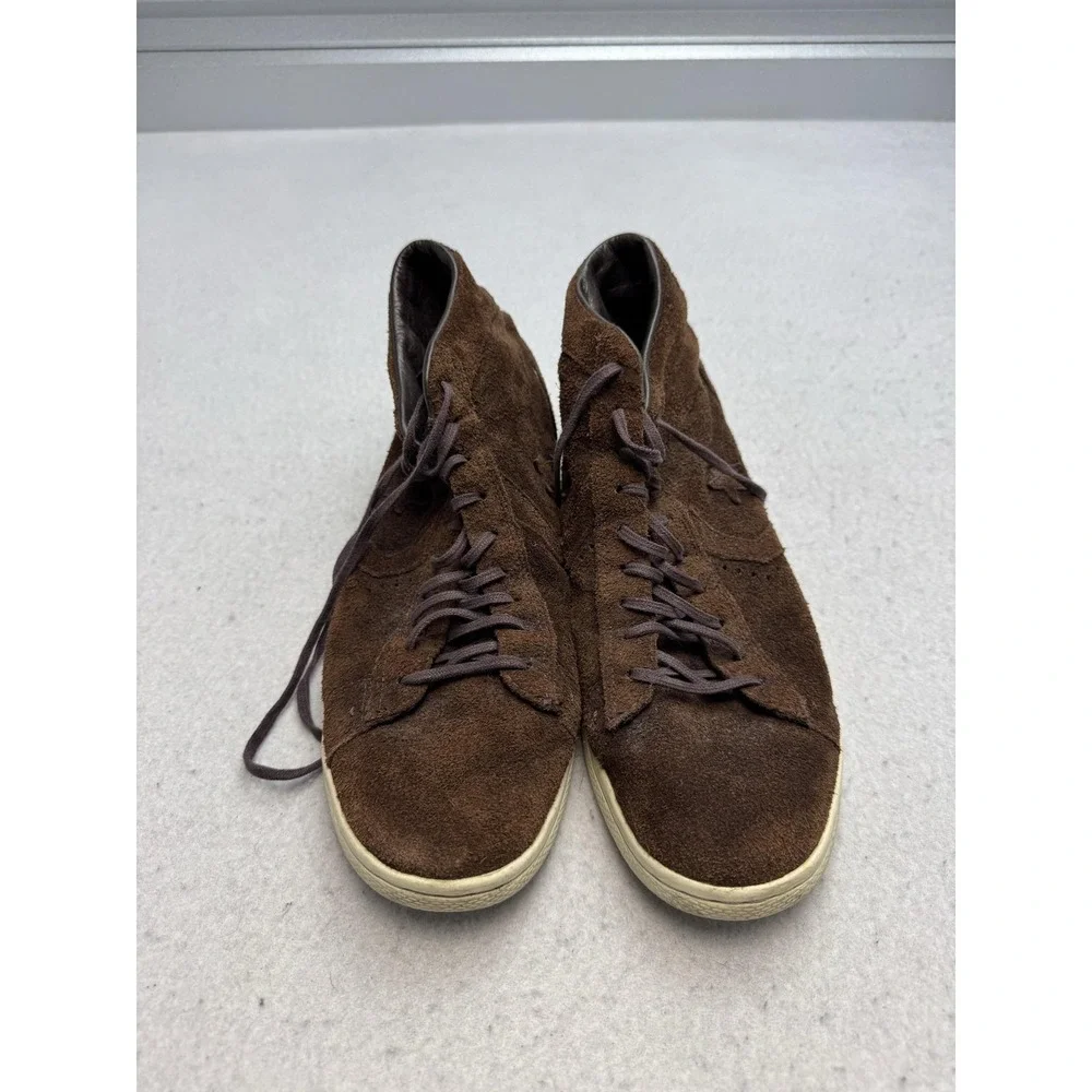 Converse John Varvatos All Star X Shoes Mens Size 11 Brown Suede Mid Top 125424C
